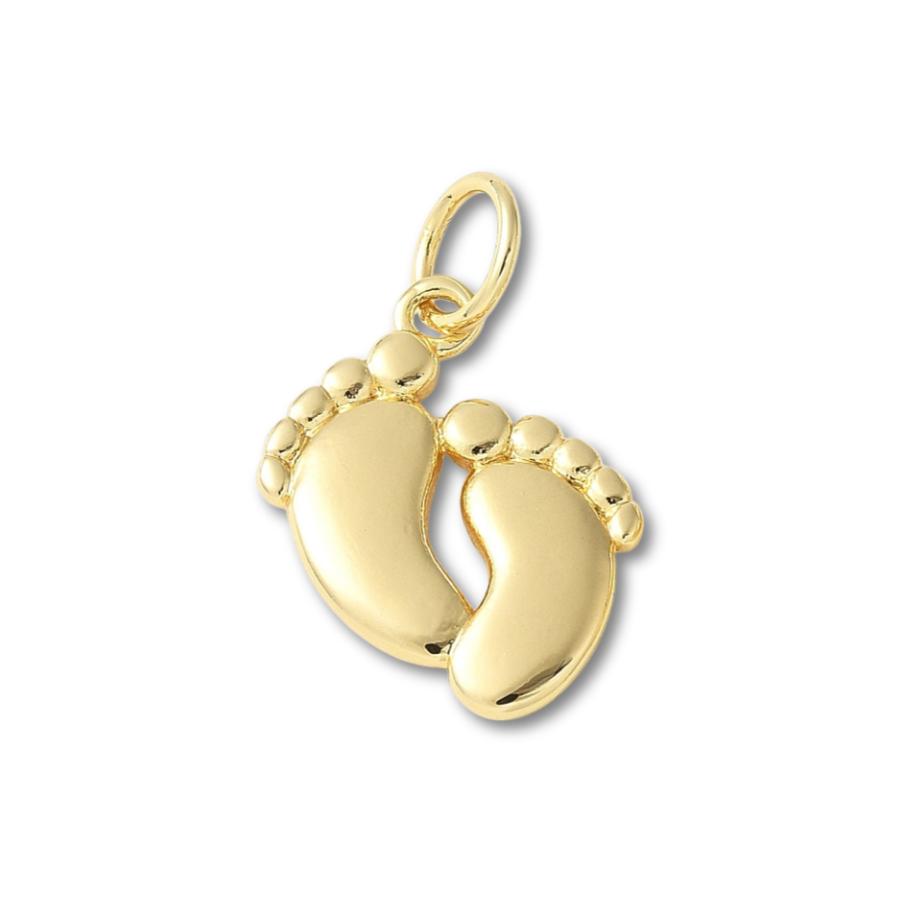 Baby Feet Gold Charm