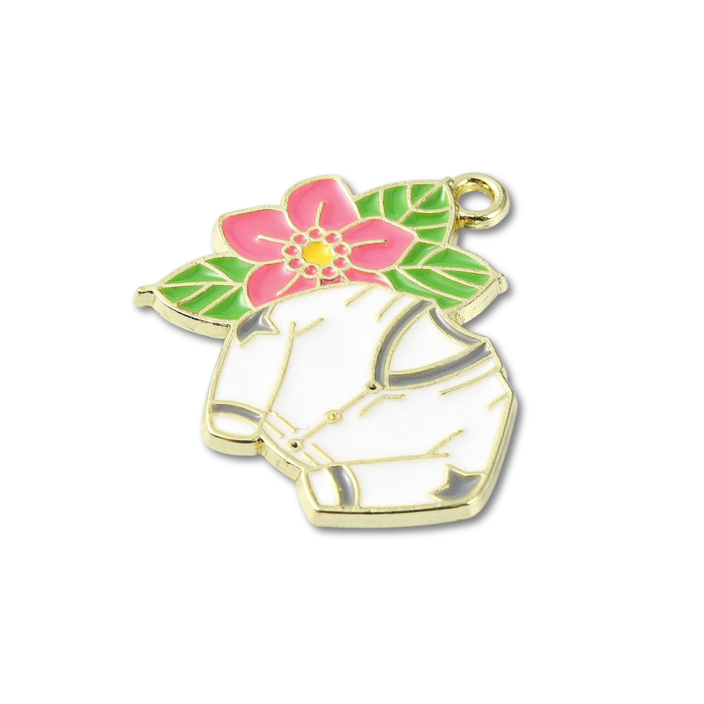 Gold Alloy Cardigan Charm