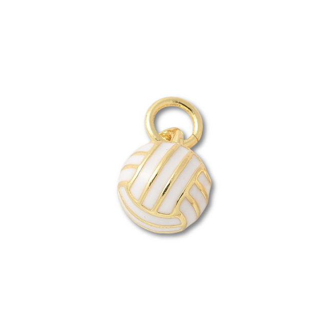 Volleyball Mini Sports Gold Charm