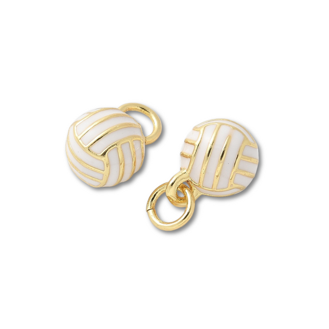 Volleyball Mini Sports Gold Charm