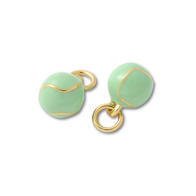 Tennis Mini Sports Gold Charm