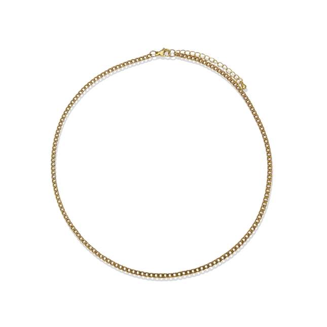 Curb Gold Chain Necklace