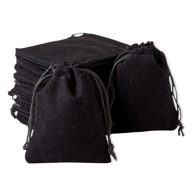 Black Velvet Jewelry Bag