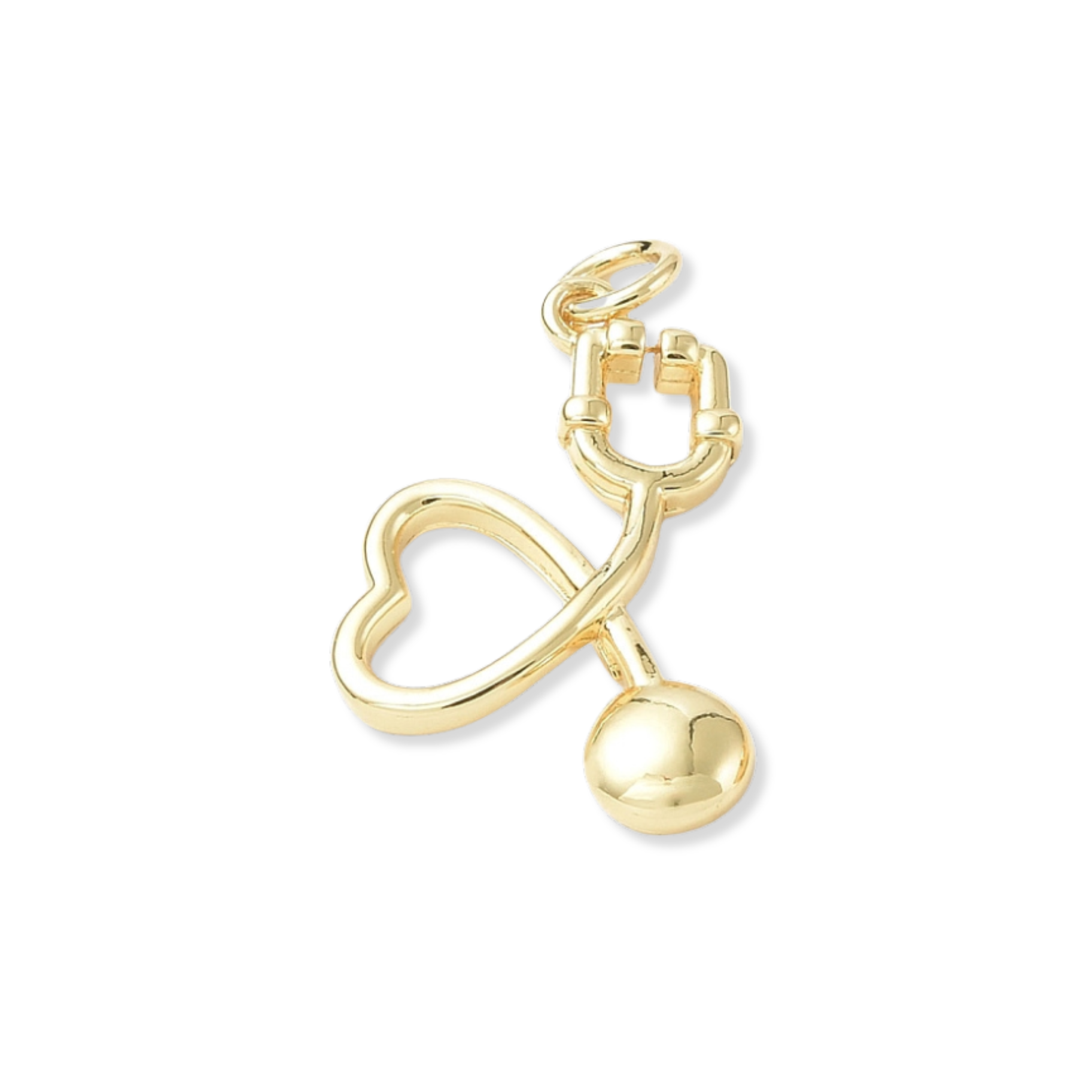 Stethoscope Gold Charm