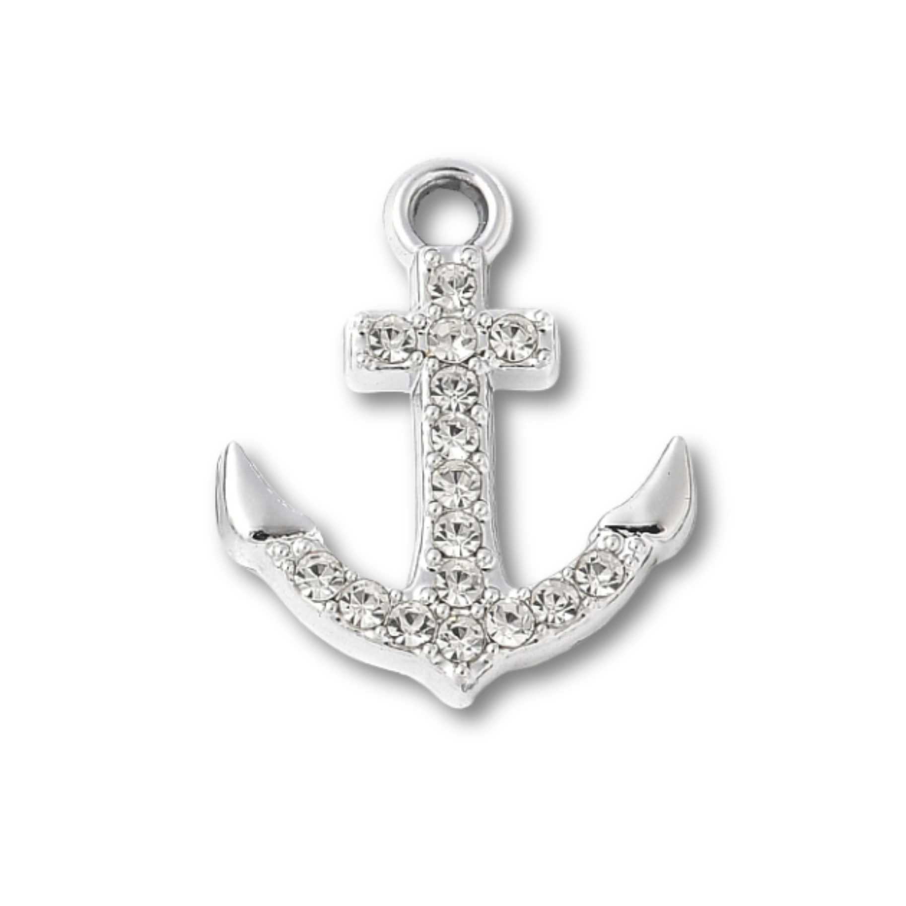 Anchor Silver Charm