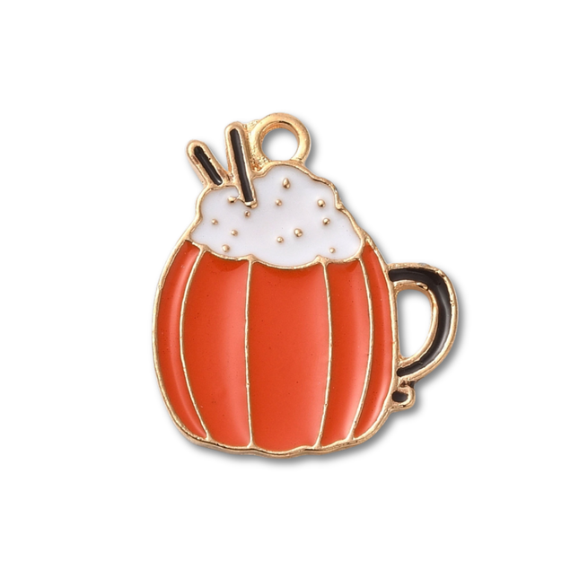 Pumpkin Spice Latte Charm