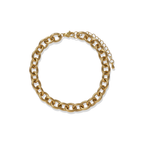 Rolo Gold Chain Bracelet