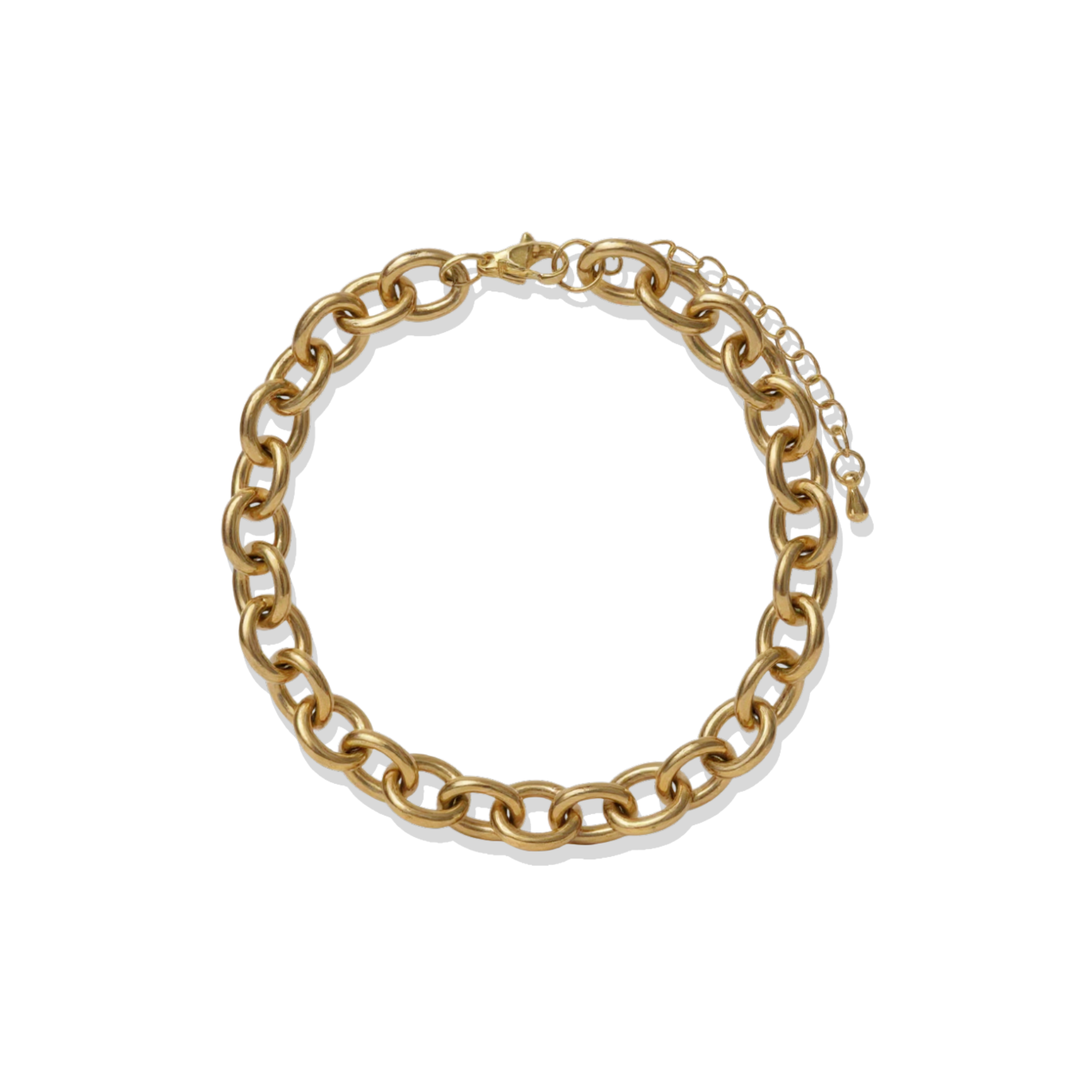 Rolo Gold Chain Bracelet