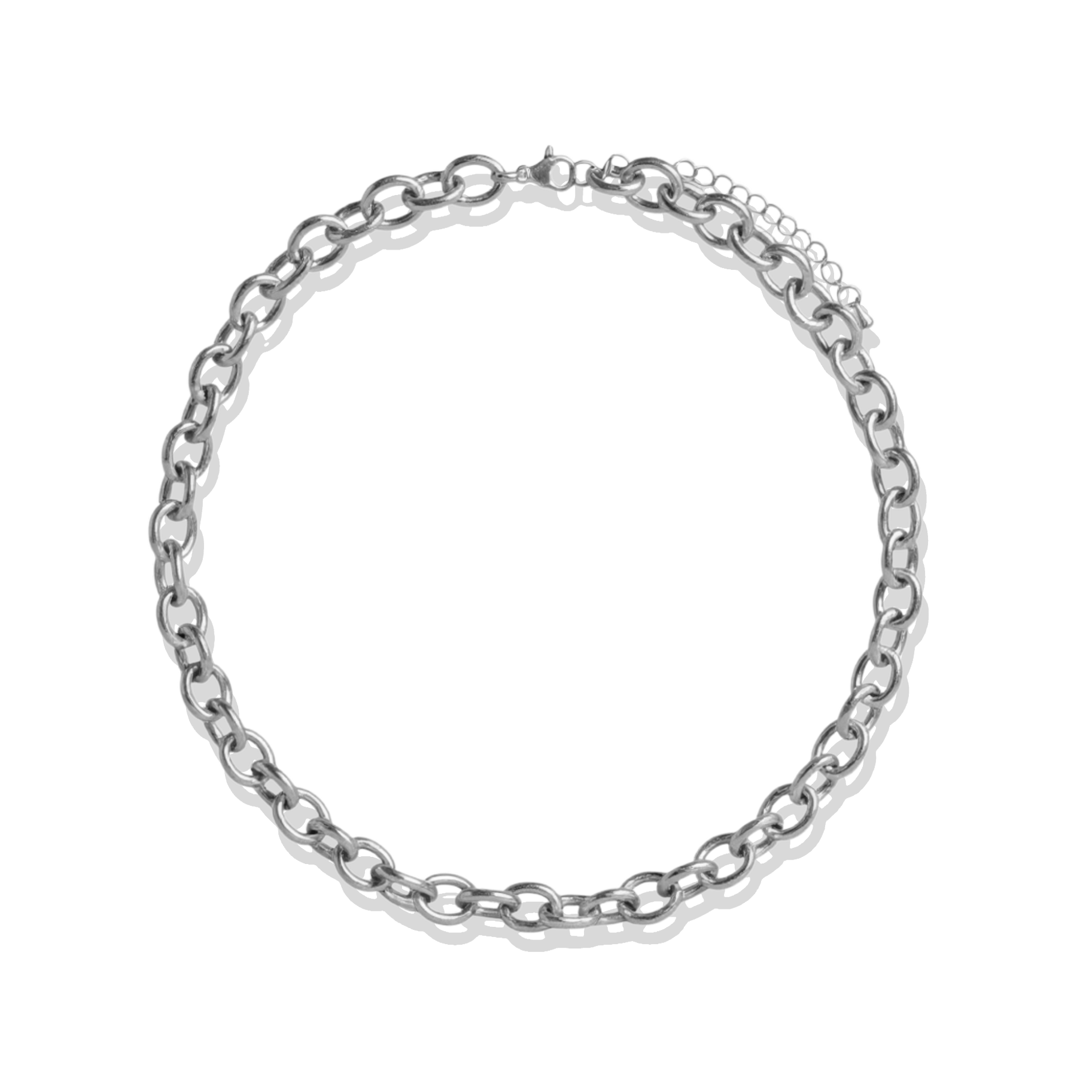 Rolo Silver Chain Necklace