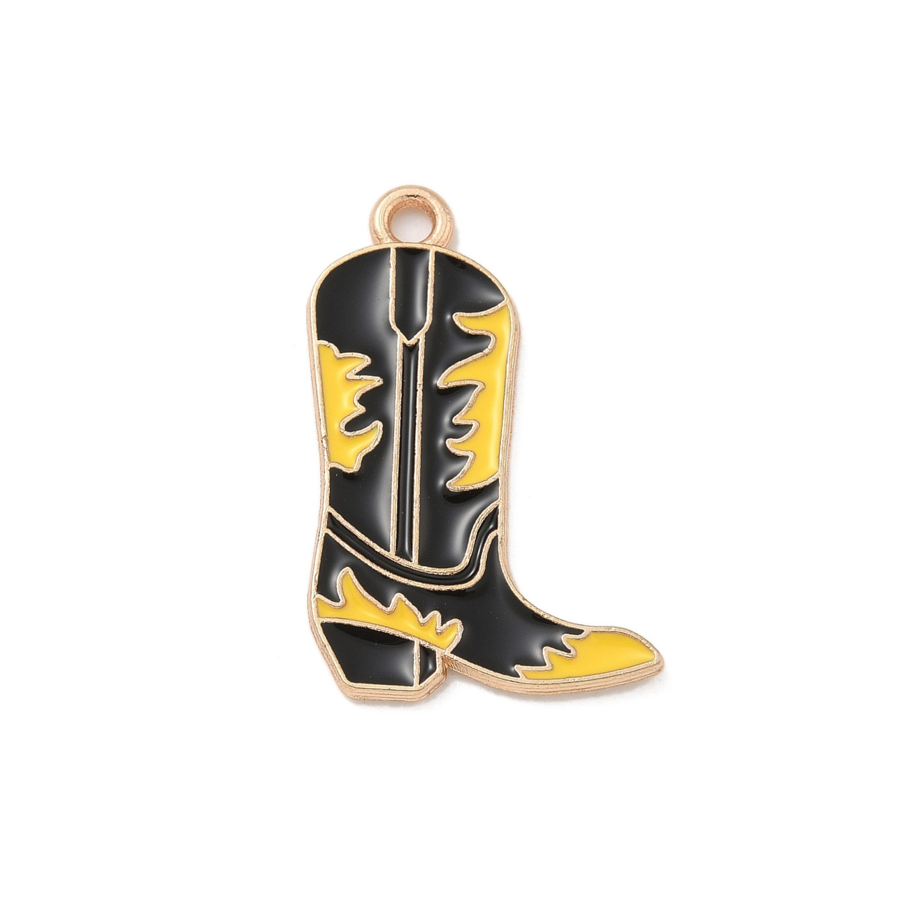 Gold Alloy Western Cowboy Charm