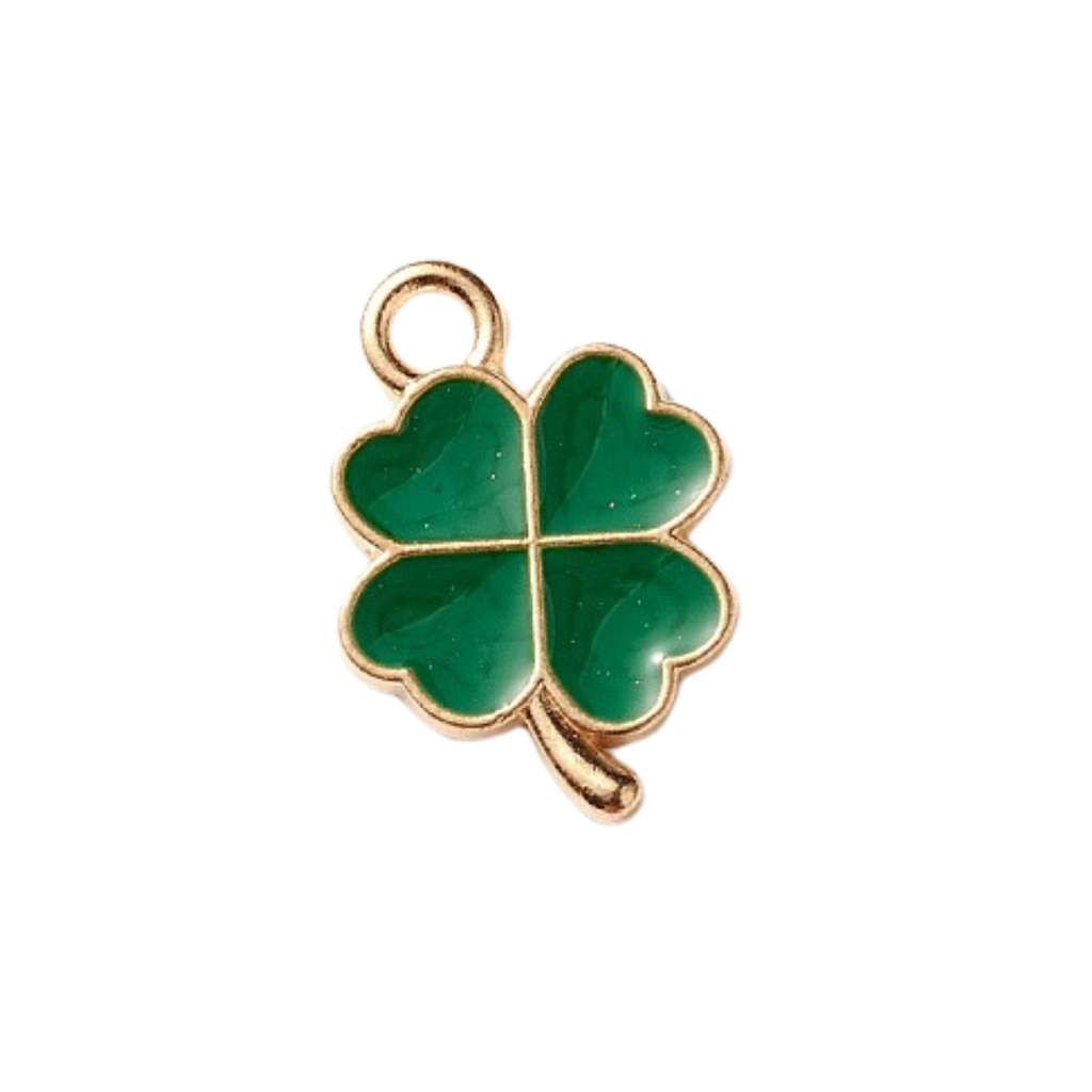 Gold Alloy Clover Charm