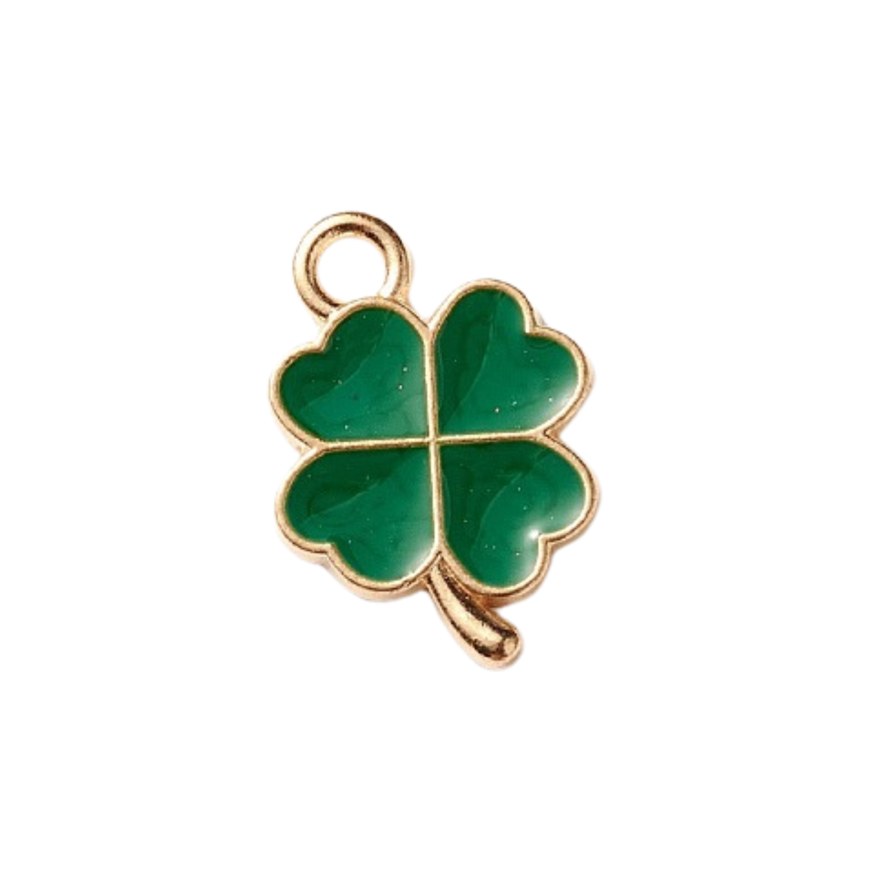 Gold Alloy Clover Charm