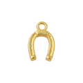 Gold Alloy Horseshoe Charm