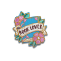 Book Lover Embroidered Patch - Iron-On Applique
