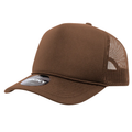 Decky 5 Panel Foam Trucker Hat - Brown