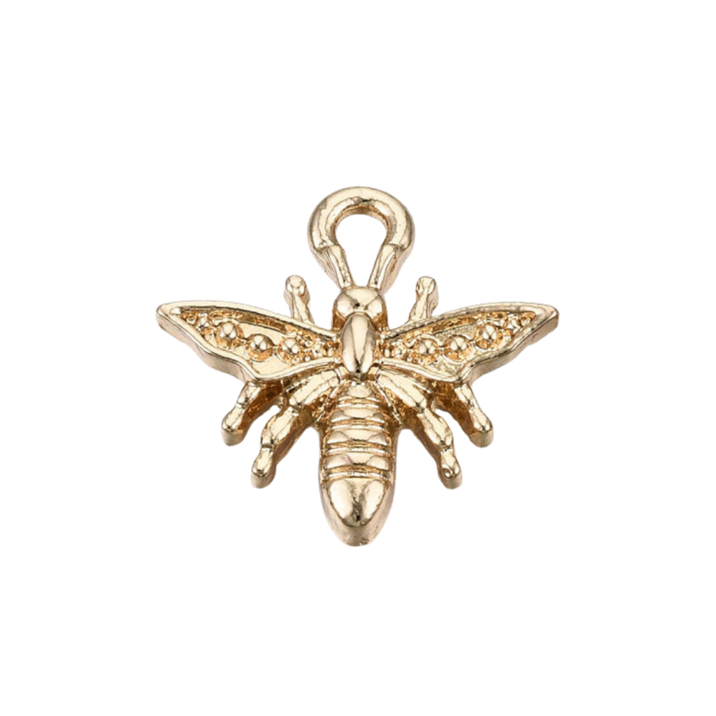 Gold Alloy Bee Charm
