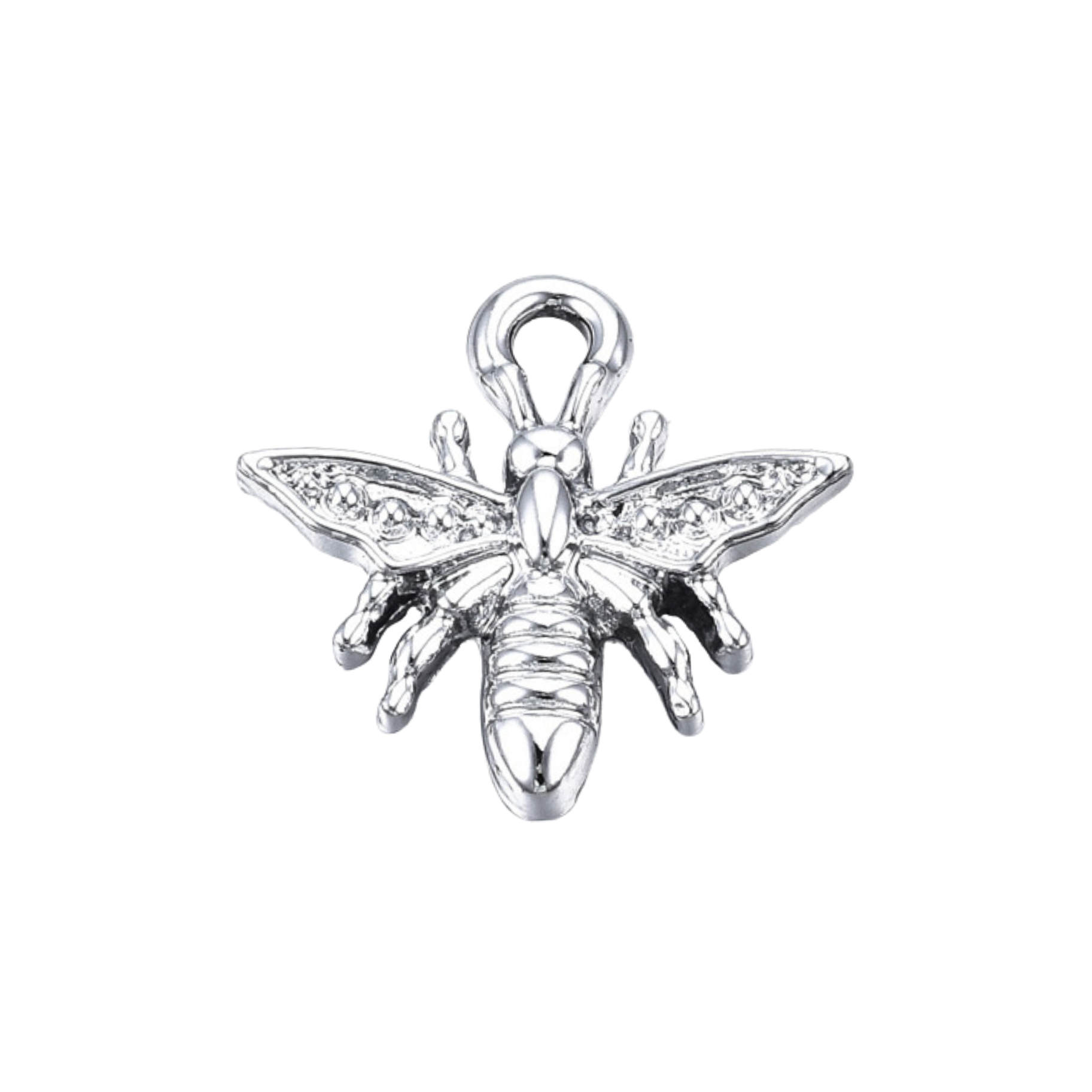 Silver Alloy Bee Charm