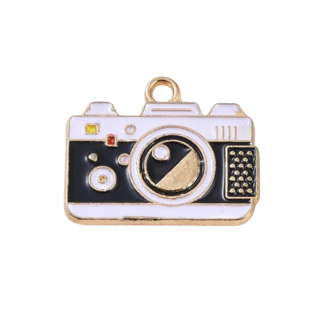 Gold Alloy Camera Charm