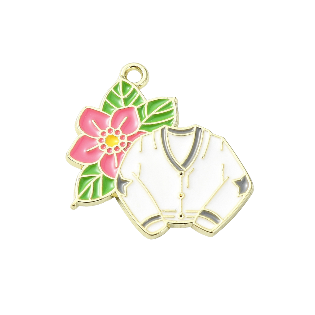 Gold Alloy Cardigan Charm