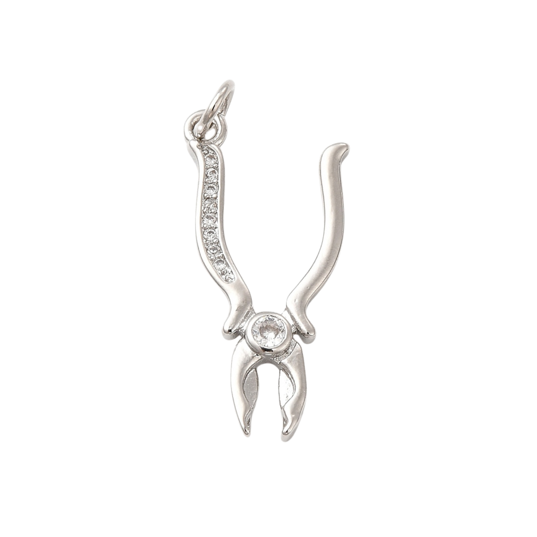 Pliers Silver Charm
