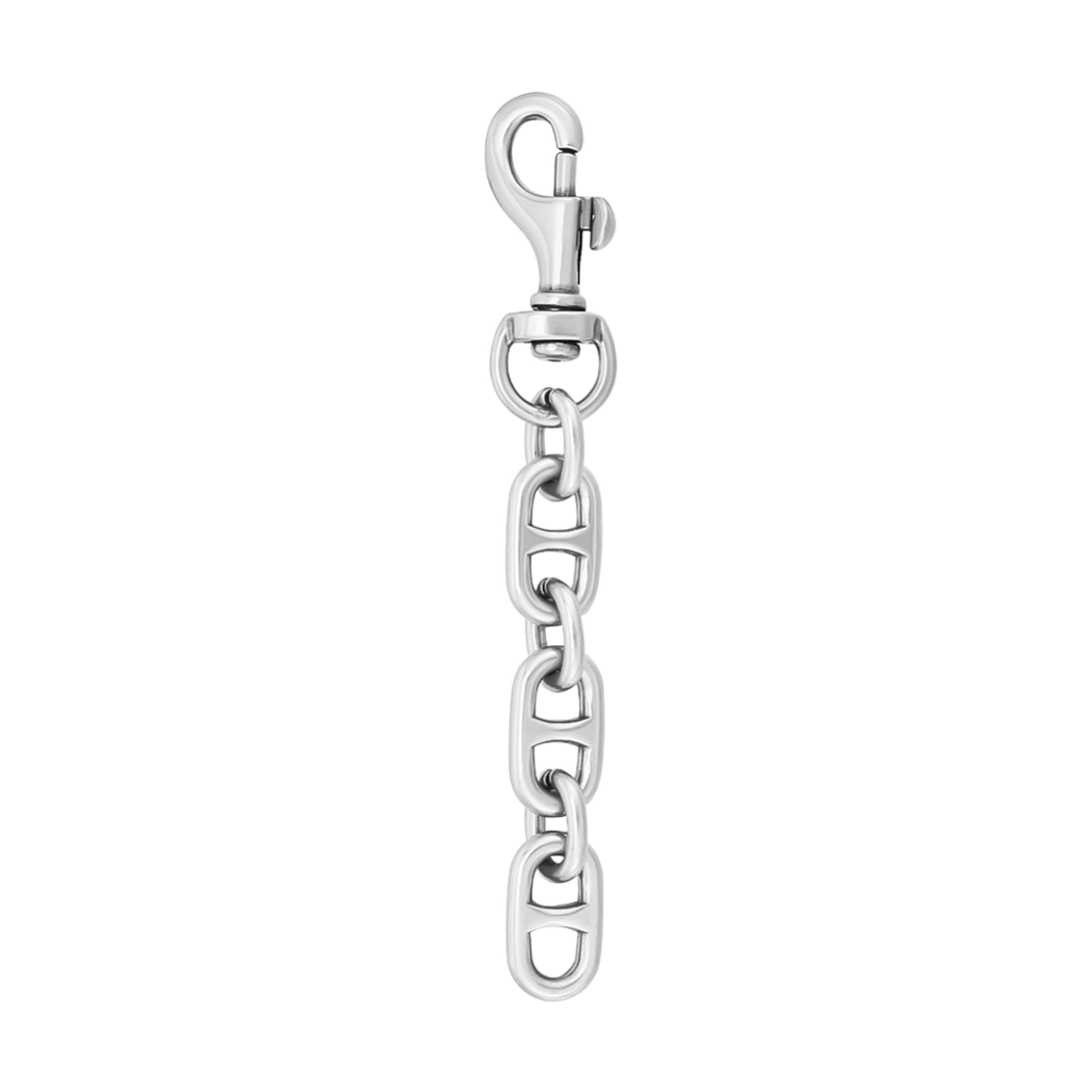 Silver Clip-On Bag Chain