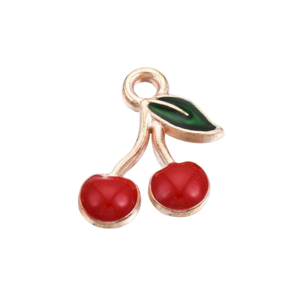 Gold Alloy Cherry Charm
