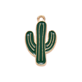 Gold Alloy Cactus Charm