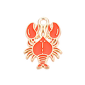 Gold Alloy Lobster Charm