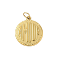 18k Gold Plated Stainless Steel Amour Charm