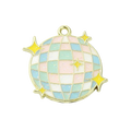 Gold Alloy Disco Ball Charm
