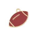 Gold Alloy Football Charm