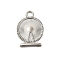 Silver Alloy Ferris Wheel Charm