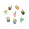 Gold Alloy Assorted Plant Charm