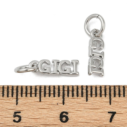 Gigi Silver Charm
