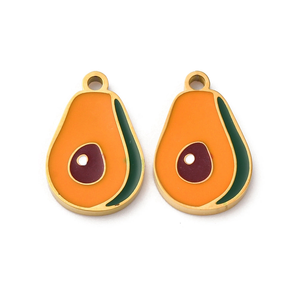 Avocado Gold Charm
